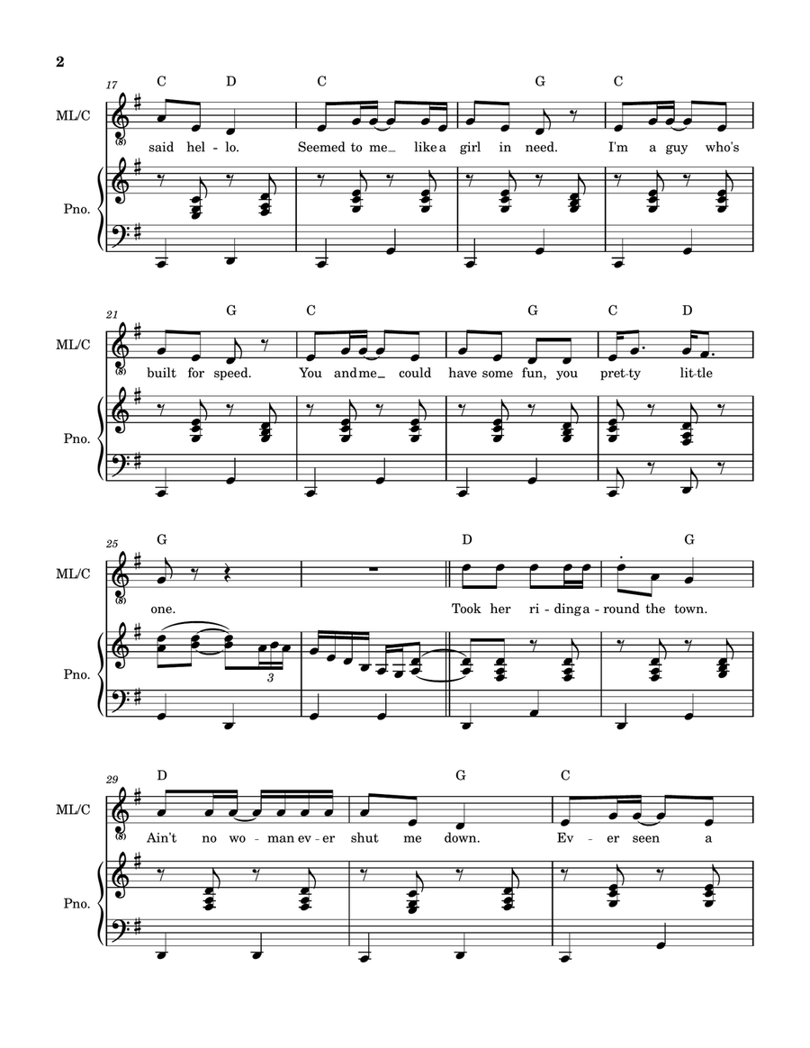 Pretty Little One Pretty Little One Show Choir scores gallery preview page 3