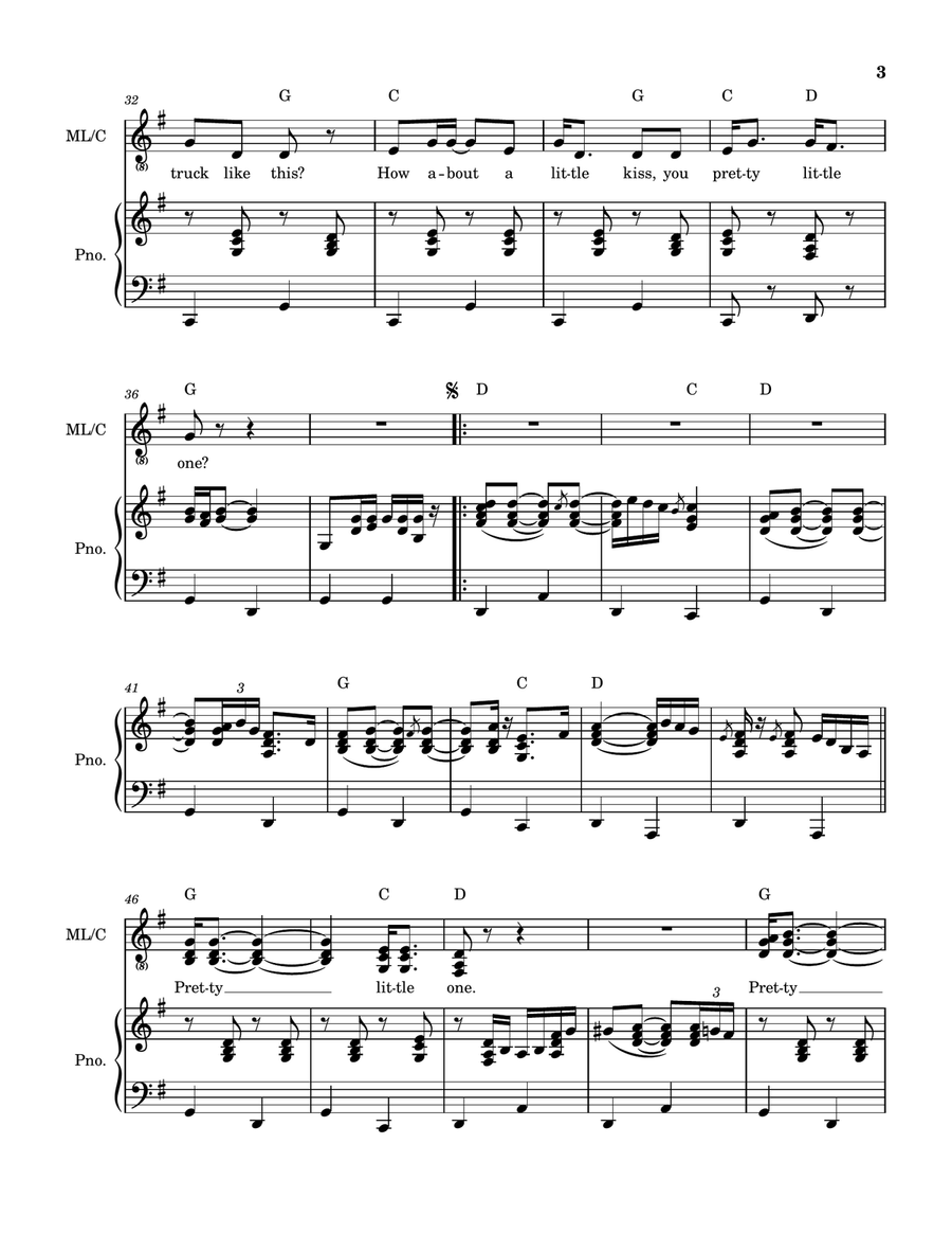 Pretty Little One Pretty Little One Show Choir scores gallery preview page 4