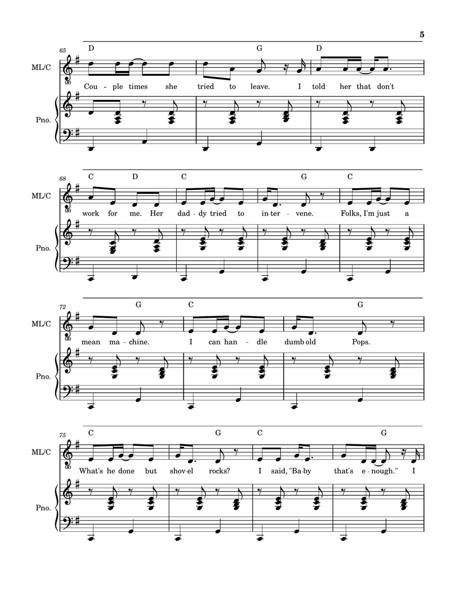 Pretty Little One Pretty Little One Show Choir scores gallery preview page 6