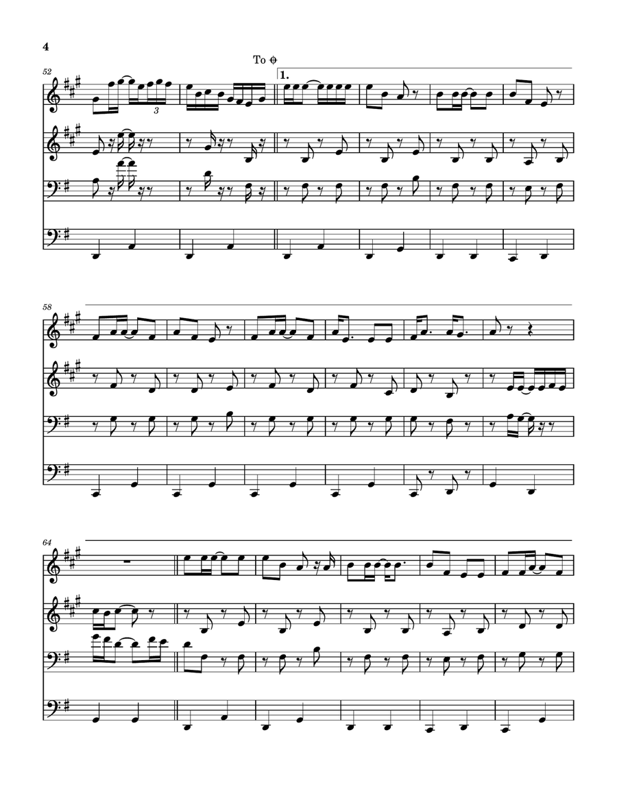 Pretty Little One Pretty Little One Brass Quartet scores gallery preview page 5