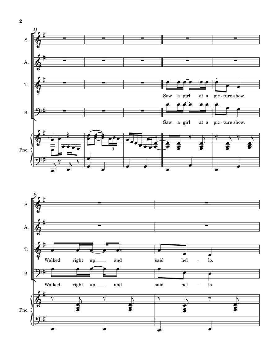Pretty Little One Pretty Little One 4-Part scores gallery preview page 3