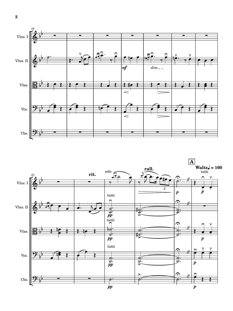 Merry-Go-Round Of Life String Orchestra scores gallery preview page 2