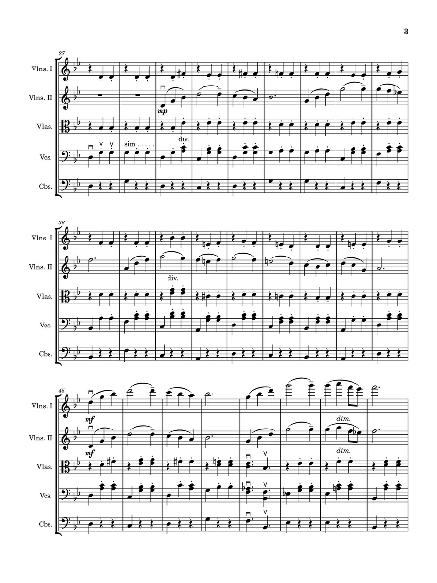 Merry-Go-Round Of Life String Orchestra scores gallery preview page 3