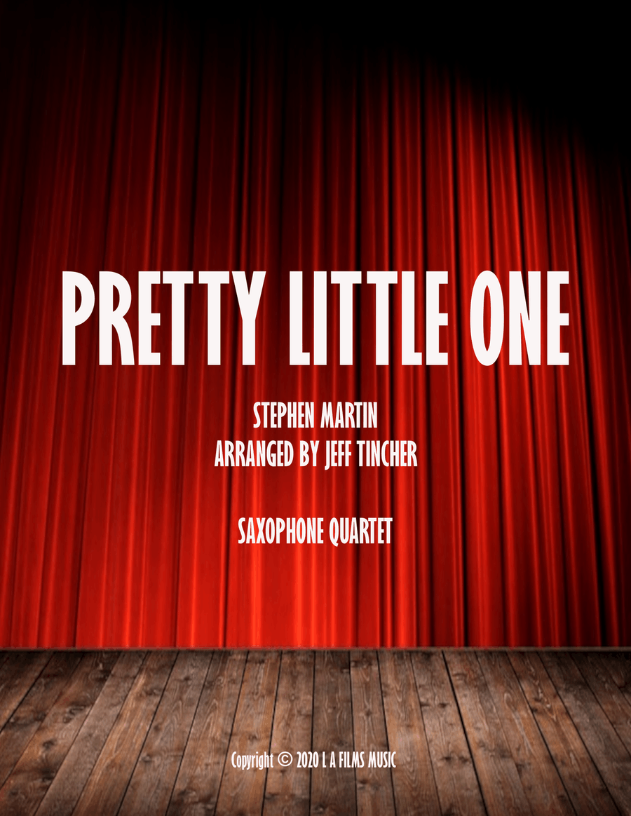 Pretty Little One Saxophone Quartet scores gallery preview page 1