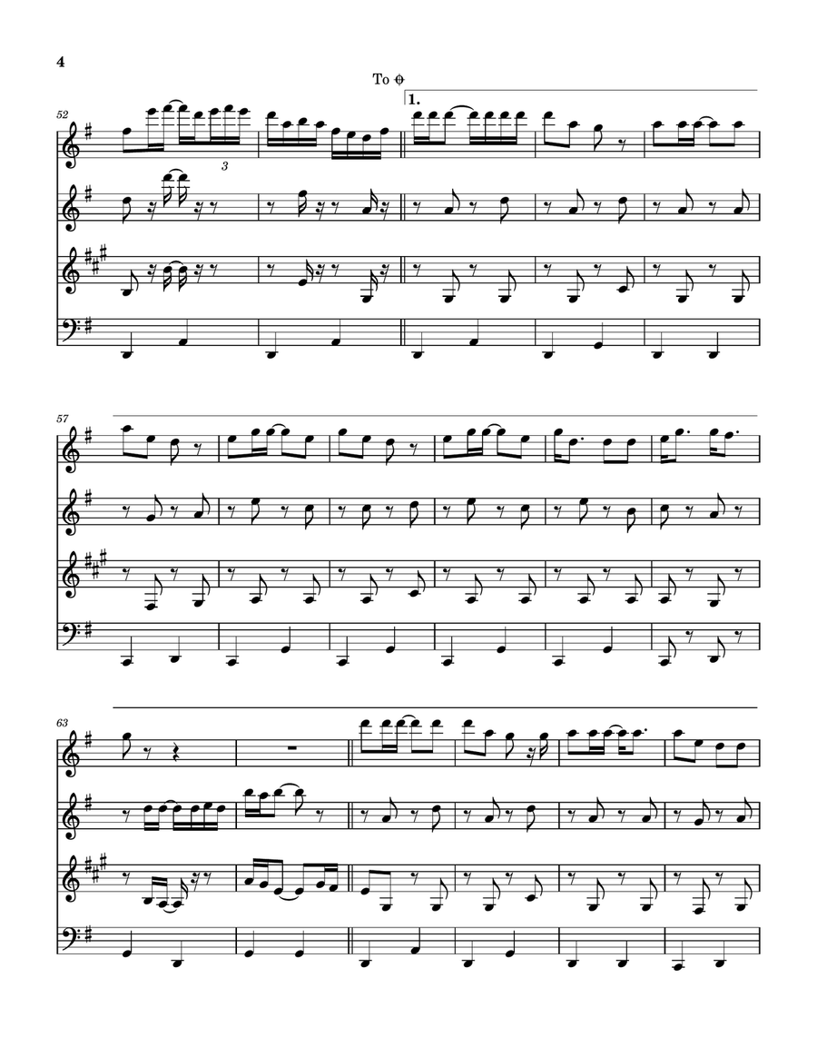 Pretty Little One Pretty Little One Woodwind Quartet scores gallery preview page 5