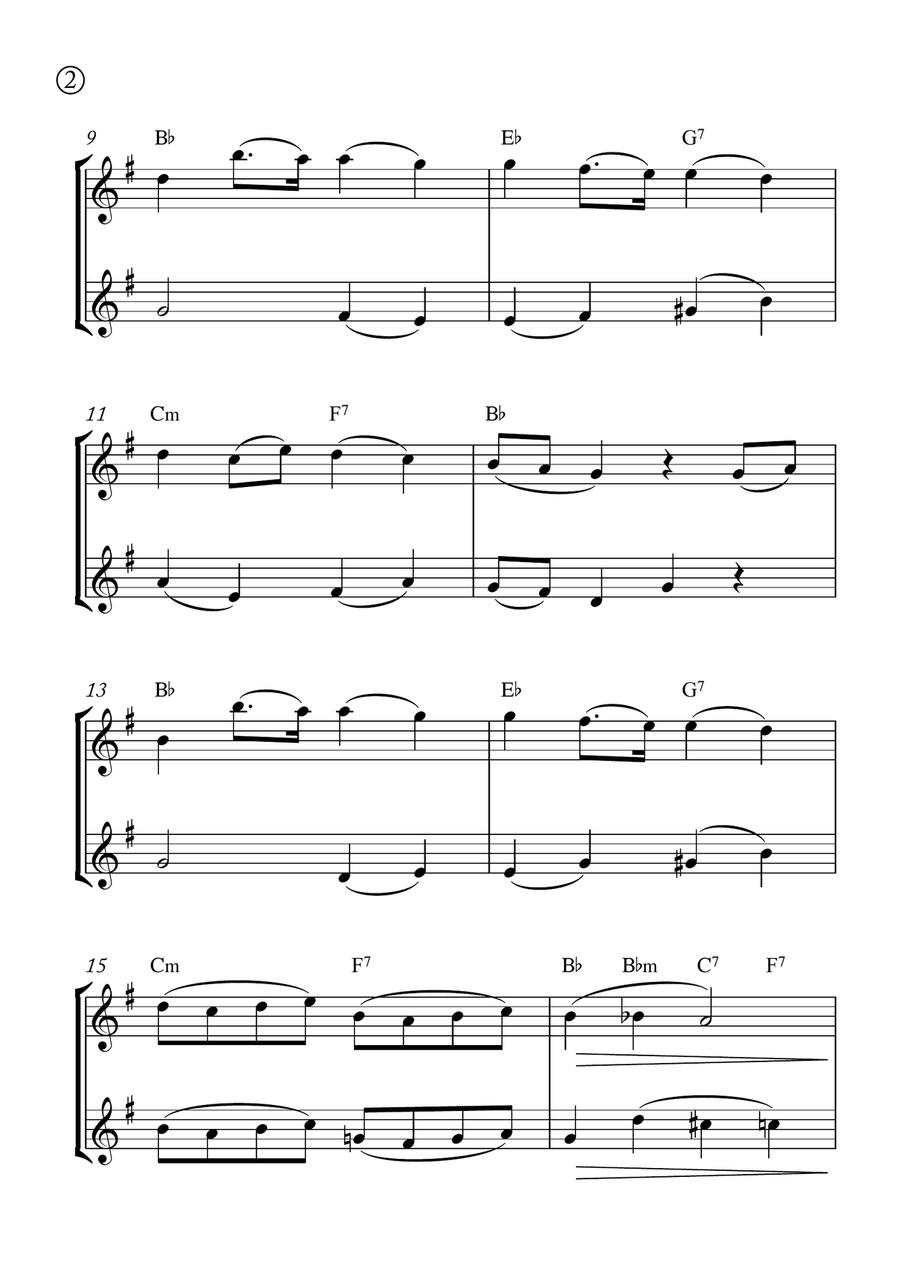 Humoresque Woodwind Duet scores gallery preview page 2