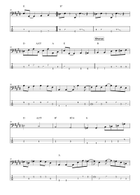 Never Before Bass Guitar Tablature scores gallery preview page 3