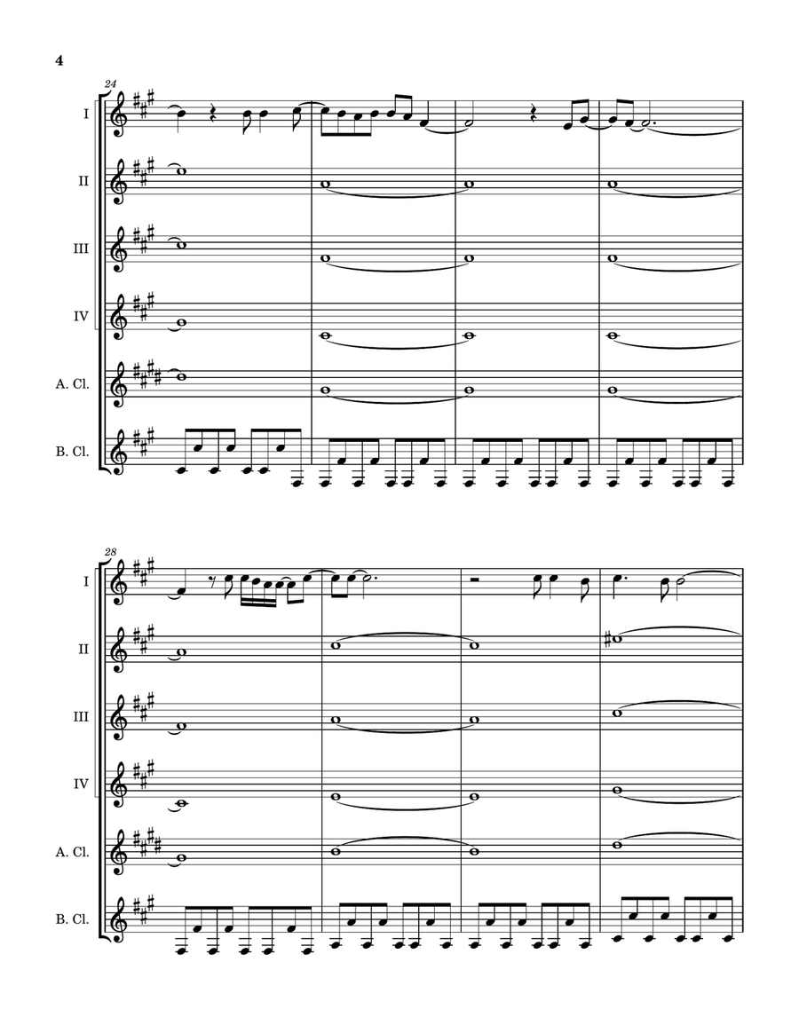 I Was Made For Lovin' You Clarinet Quintet scores gallery preview page 5