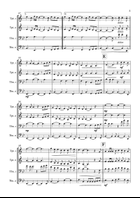 Fairytale Of New York Brass Quartet scores gallery preview page 3