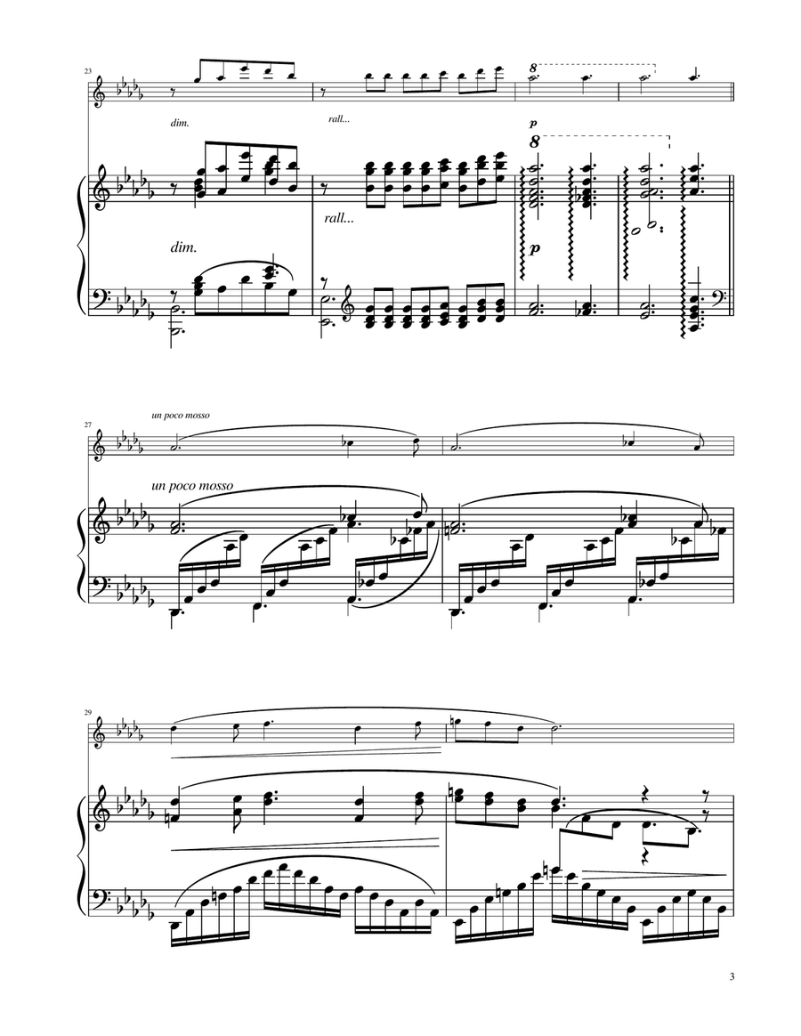 Clair de Lune - Violin Solo w/Piano Violin Solo scores gallery preview page 3