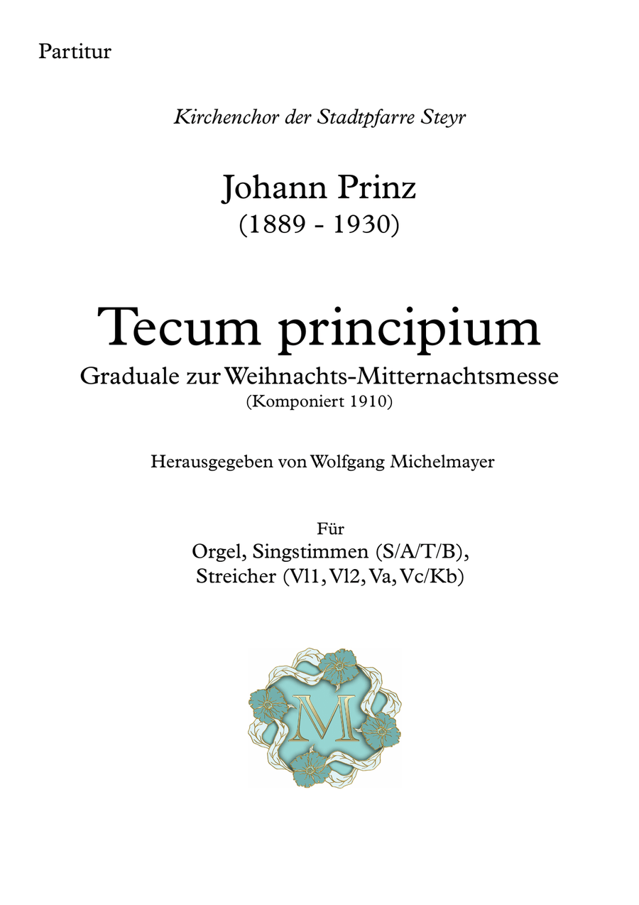 Tecum principium Tecum principium String Orchestra scores gallery preview page 1