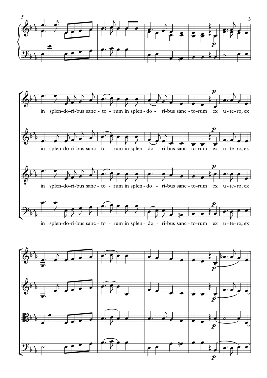 Tecum principium Tecum principium String Orchestra scores gallery preview page 3