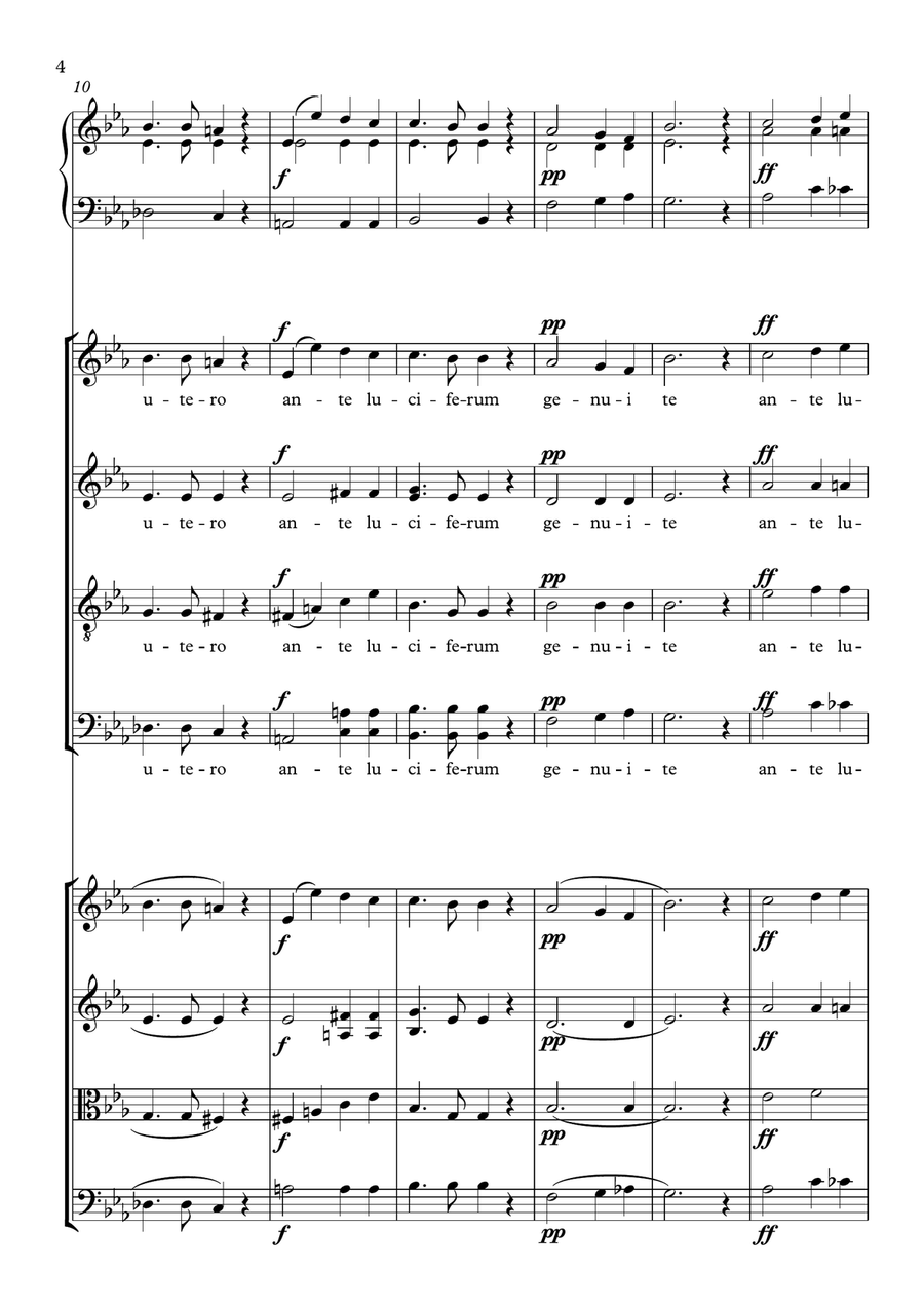 Tecum principium Tecum principium String Orchestra scores gallery preview page 4
