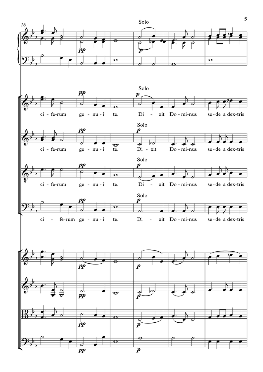 Tecum principium Tecum principium String Orchestra scores gallery preview page 5