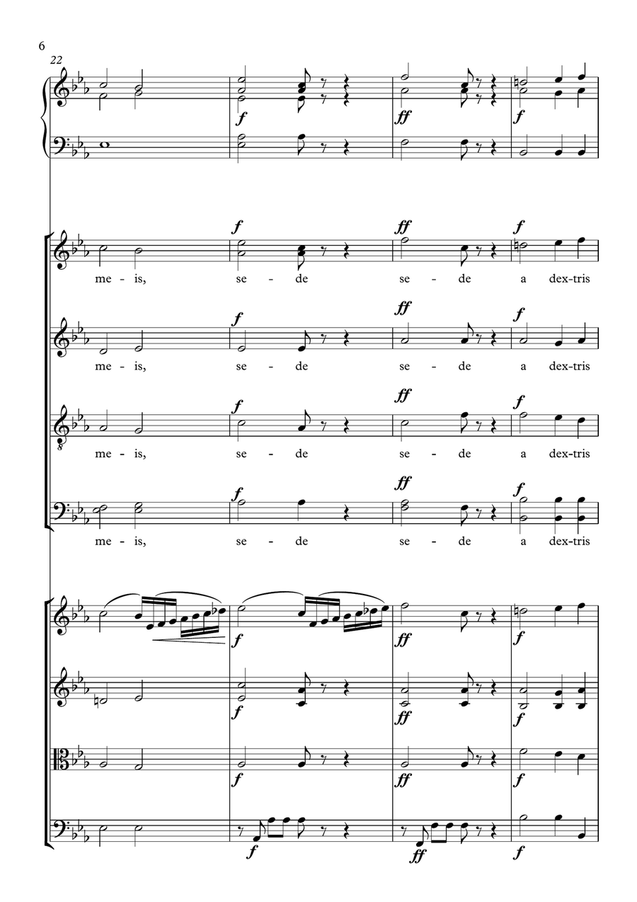 Tecum principium Tecum principium String Orchestra scores gallery preview page 6