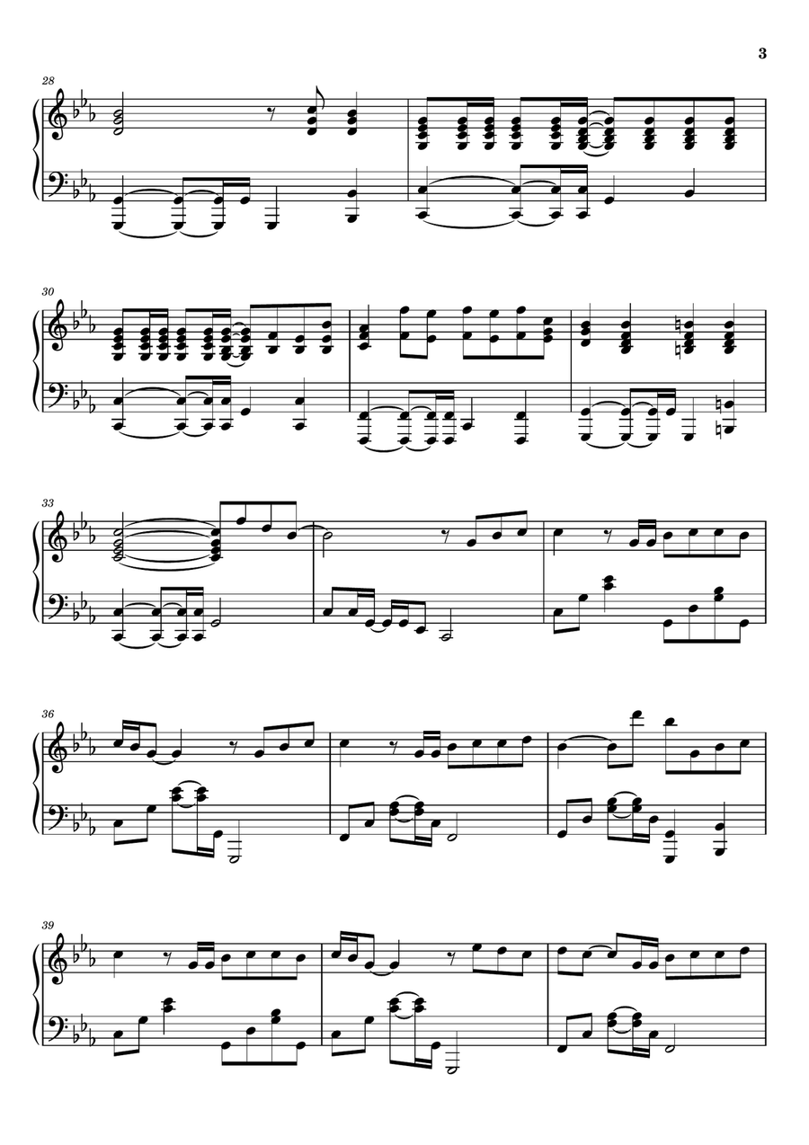 All Rise All Rise Piano Solo scores gallery preview page 3