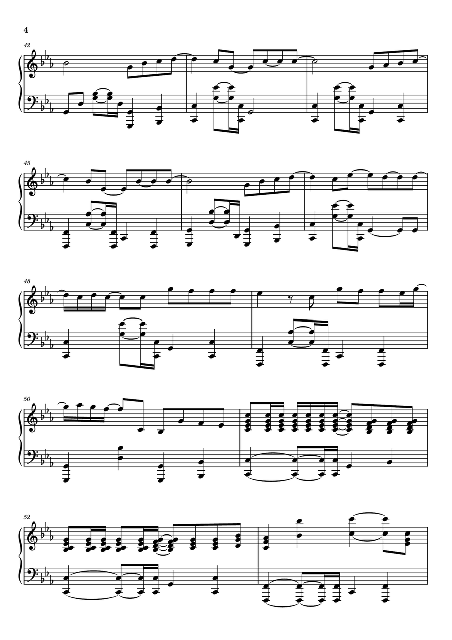 All Rise All Rise Piano Solo scores gallery preview page 4