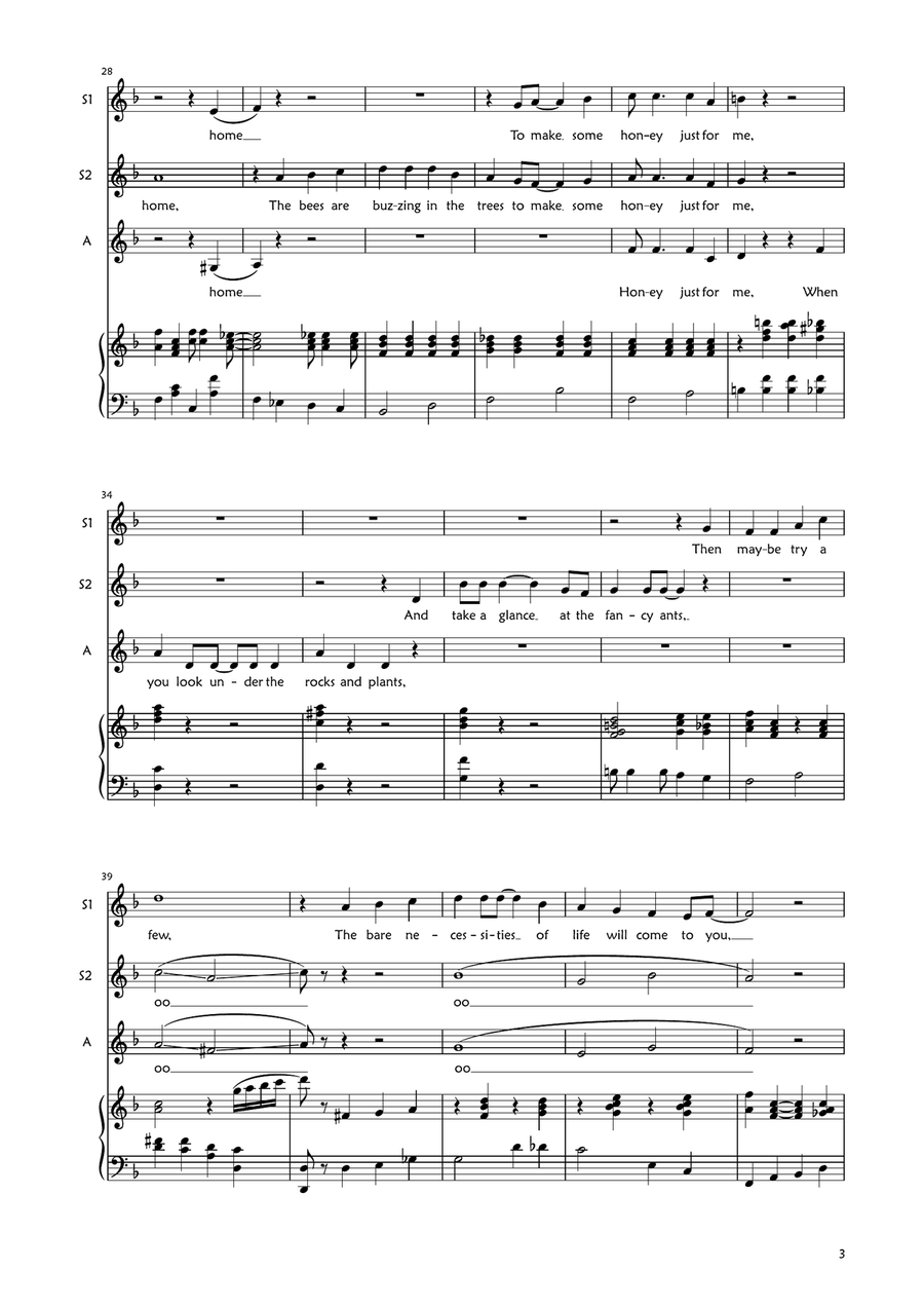 The Bare Necessities The Bare Necessities SSA scores gallery preview page 3