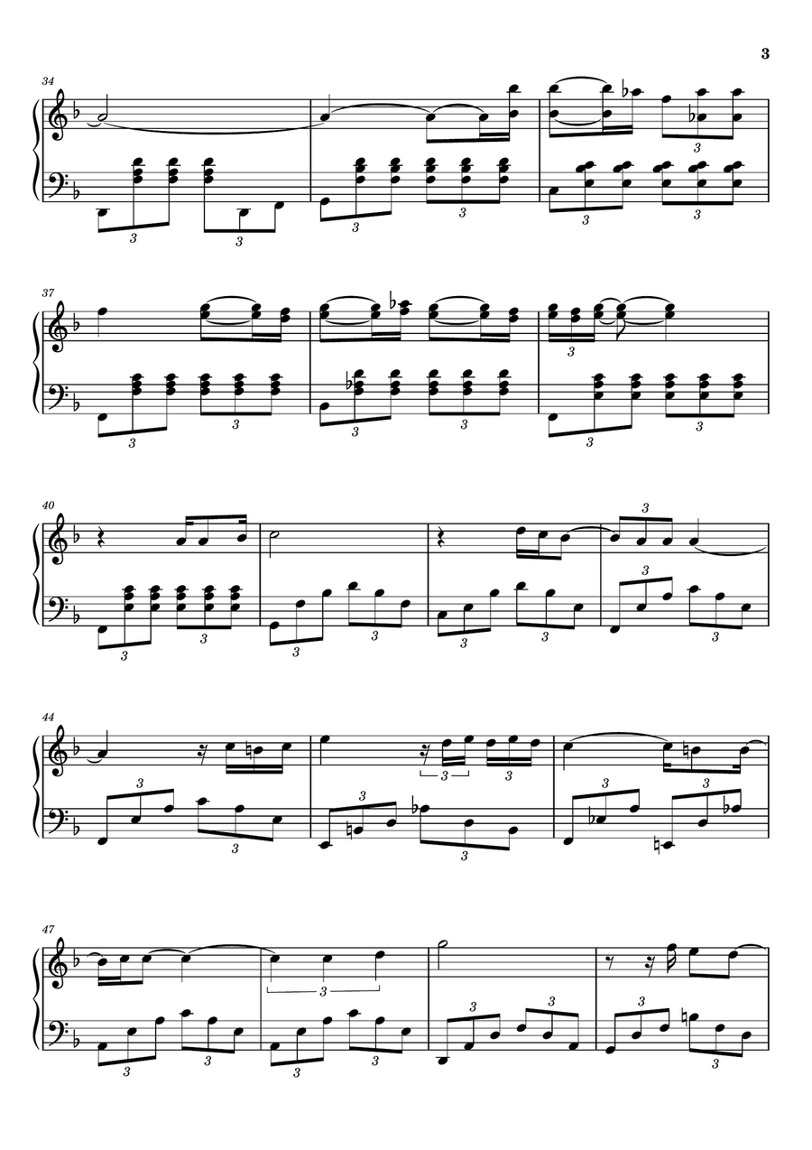 At Last At Last Piano Solo scores gallery preview page 3