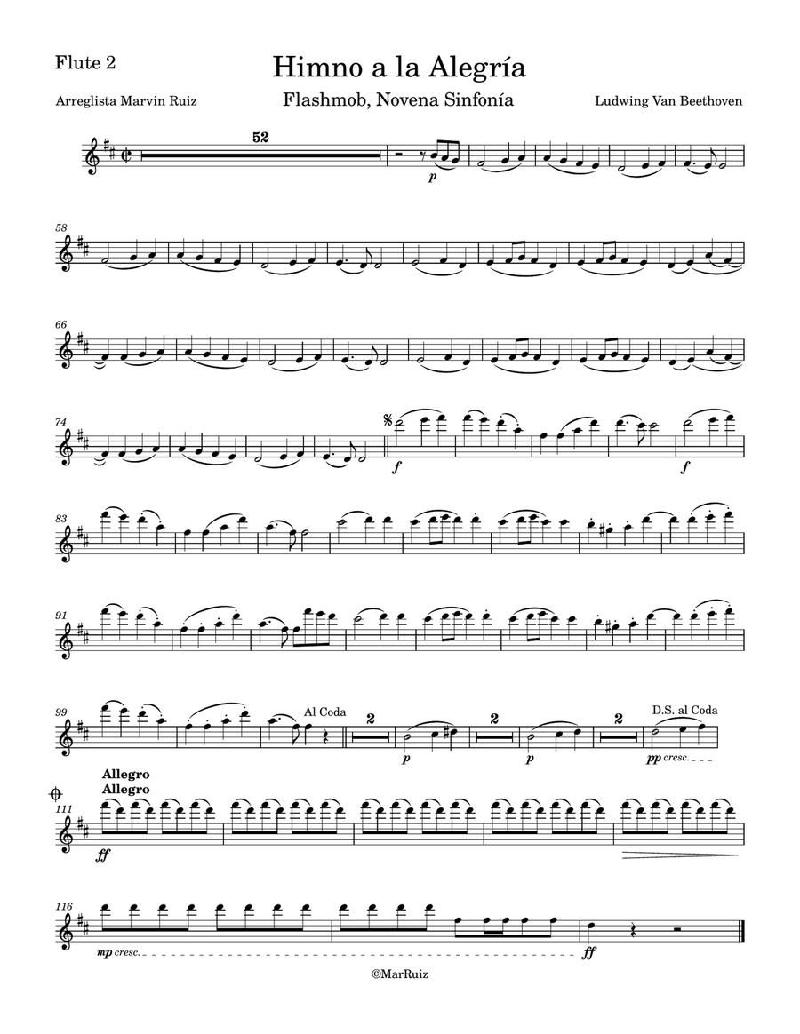 Ninth Symphony (Beethoven) 1st, 2nd, 3rd & 4th Mov Full Orchestra scores gallery preview page 2