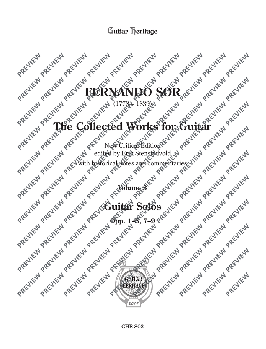 Collected Works for Guitar Vol. 3 Classical Guitar scores gallery preview page 2