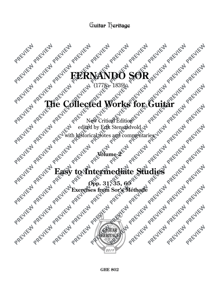 Collected Works for Guitar Vol. 2 Classical Guitar scores gallery preview page 2