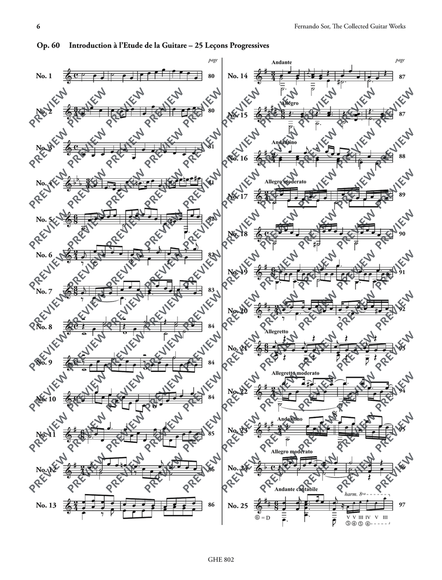 Collected Works for Guitar Vol. 2 Classical Guitar scores gallery preview page 7