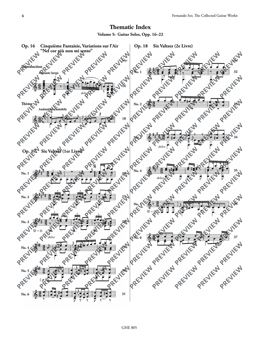 Collected Works for Guitar Vol. 5 Classical Guitar scores gallery preview page 5