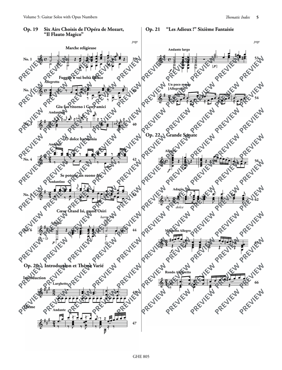 Collected Works for Guitar Vol. 5 Classical Guitar scores gallery preview page 6