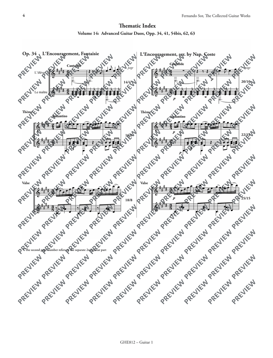 Collected Works for Guitar Vol. 12 Classical Guitar scores gallery preview page 5