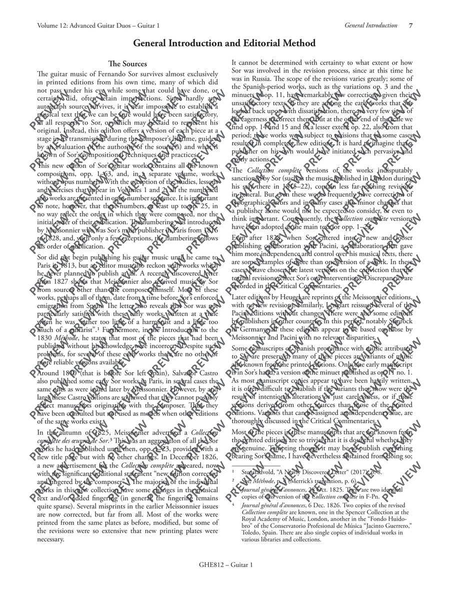 Collected Works for Guitar Vol. 12 Classical Guitar scores gallery preview page 8