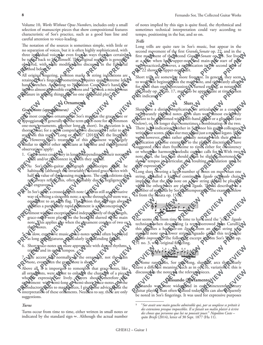 Collected Works for Guitar Vol. 12 Classical Guitar scores gallery preview page 9