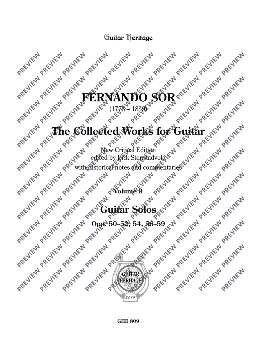 Collected Works for Guitar Vol. 9 Classical Guitar scores gallery preview page 2