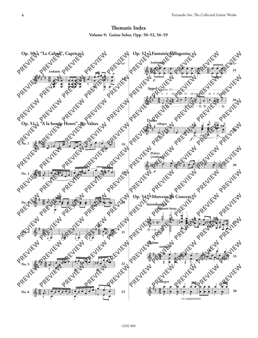 Collected Works for Guitar Vol. 9 Classical Guitar scores gallery preview page 5