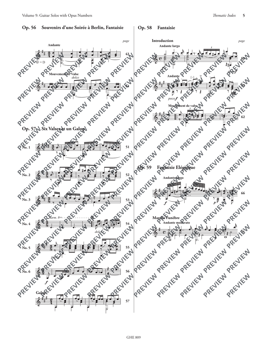 Collected Works for Guitar Vol. 9 Classical Guitar scores gallery preview page 6