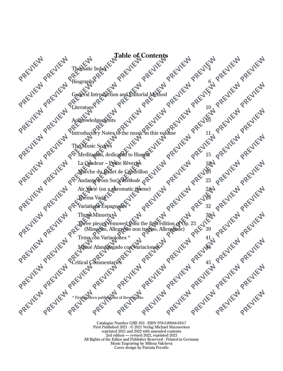 Collected Works for Guitar Vol. 10 Classical Guitar scores gallery preview page 4
