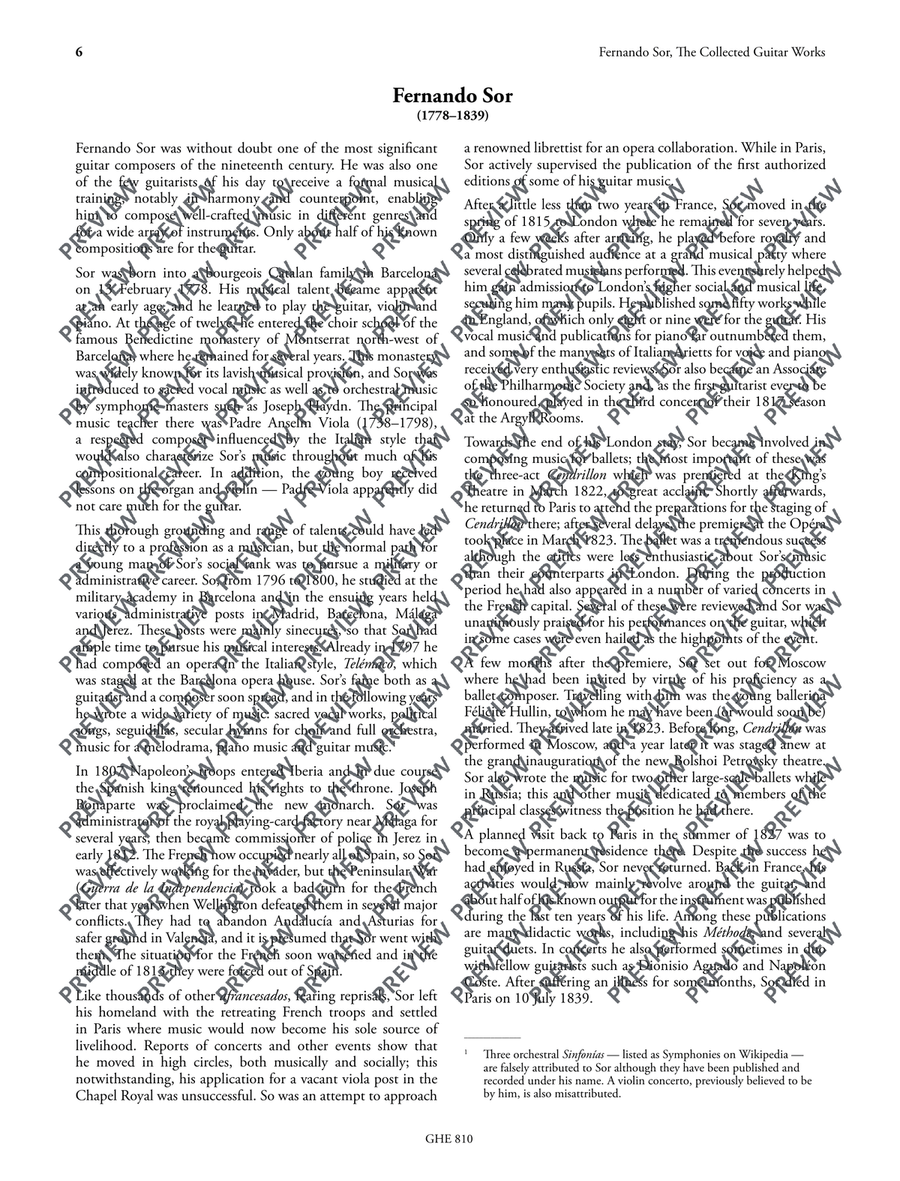 Collected Works for Guitar Vol. 10 Classical Guitar scores gallery preview page 7
