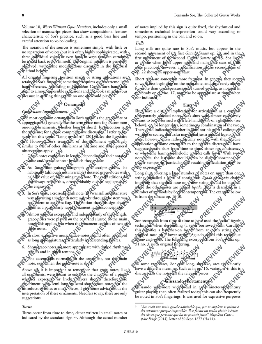 Collected Works for Guitar Vol. 10 Classical Guitar scores gallery preview page 9