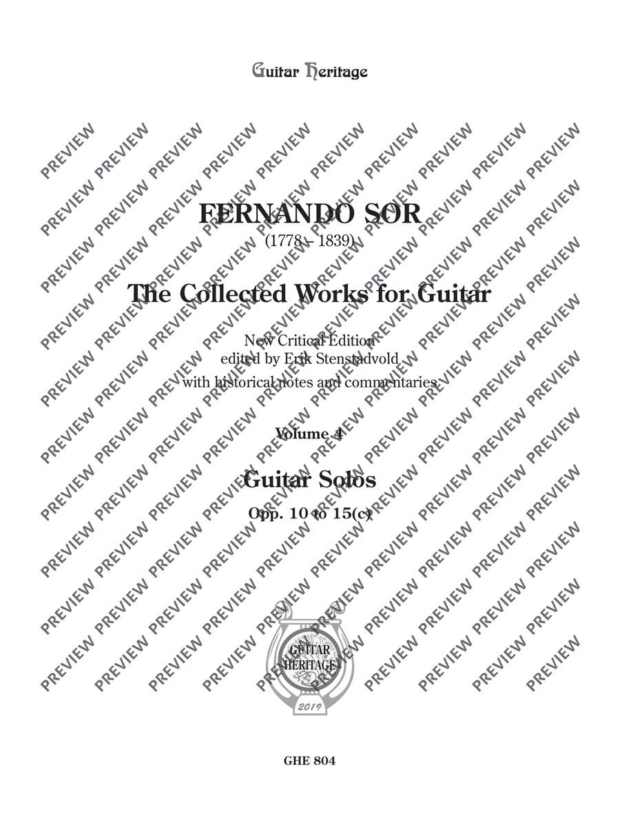 Collected Works for Guitar Vol. 4 Classical Guitar scores gallery preview page 2