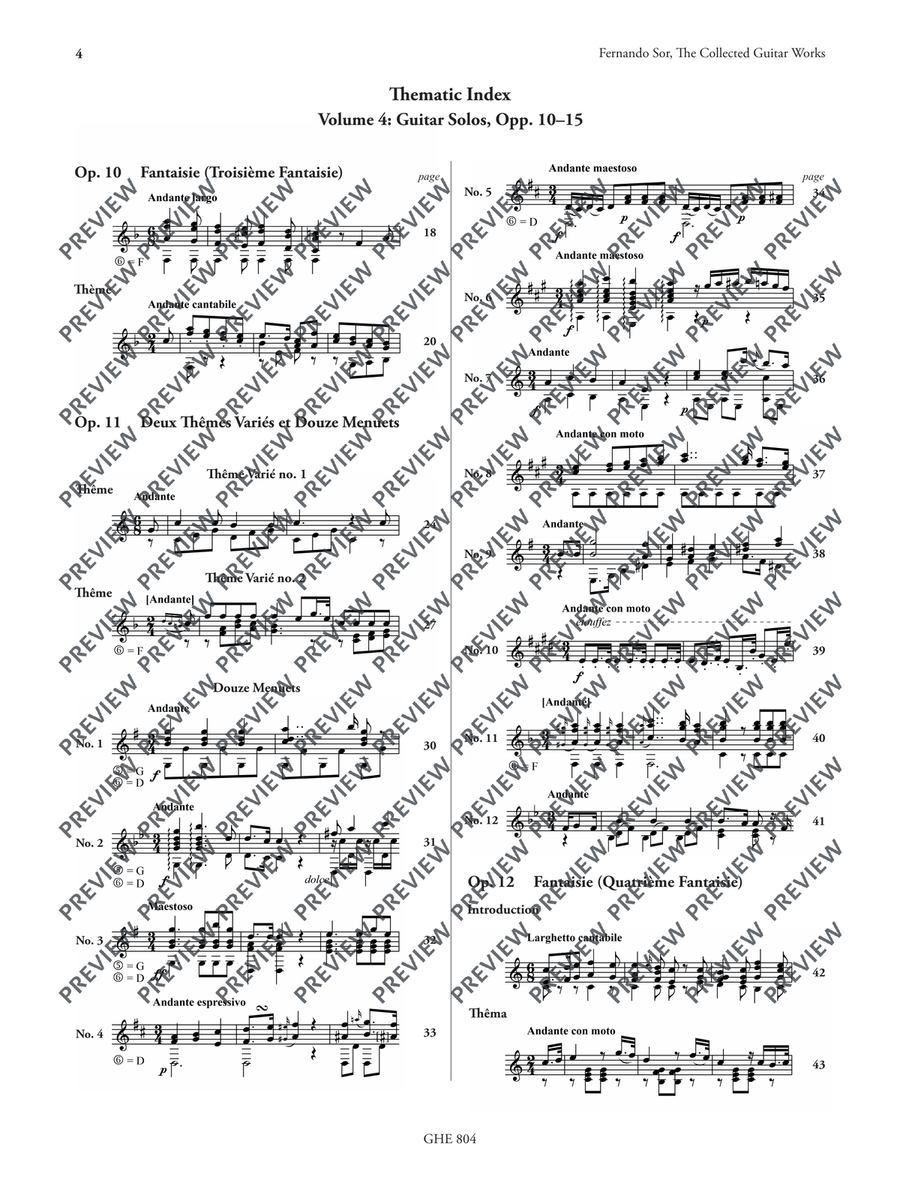 Collected Works for Guitar Vol. 4 Classical Guitar scores gallery preview page 5