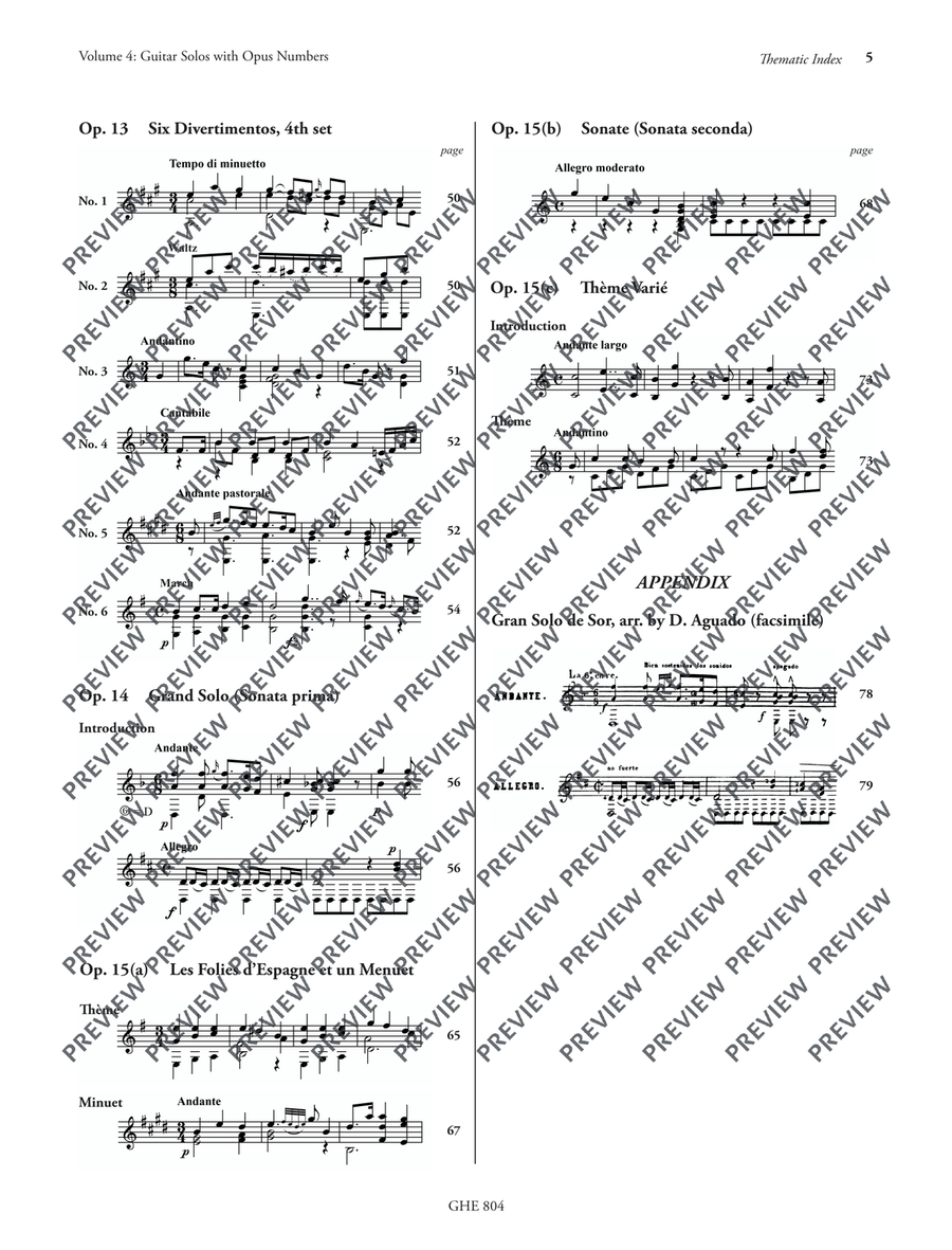 Collected Works for Guitar Vol. 4 Classical Guitar scores gallery preview page 6