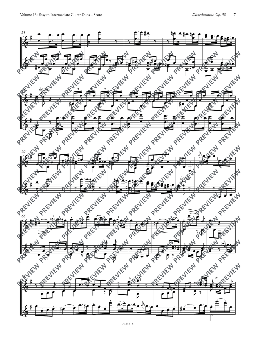 Collected Works for Guitar Vol. 13 Classical Guitar scores gallery preview page 8