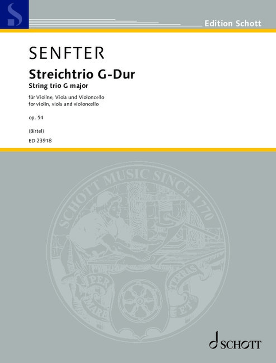 String Trio G major String Trio G major String Trio scores gallery preview page 1