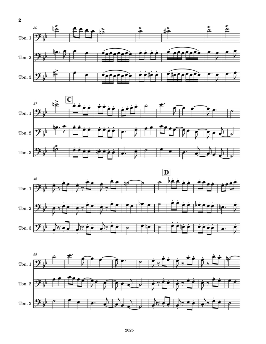 Crazy Trombones Crazy Trombones Trombone Trio scores gallery preview page 2