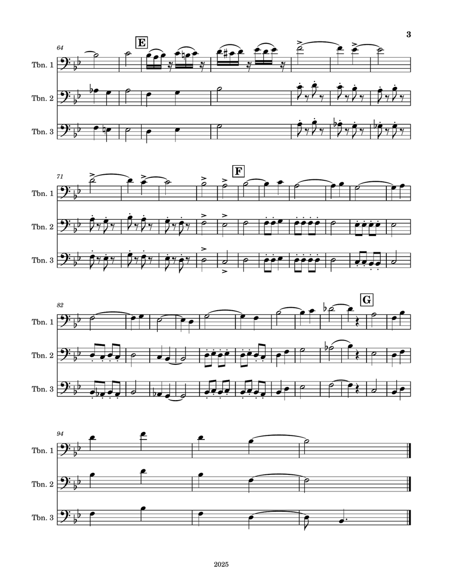 Crazy Trombones Crazy Trombones Trombone Trio scores gallery preview page 3