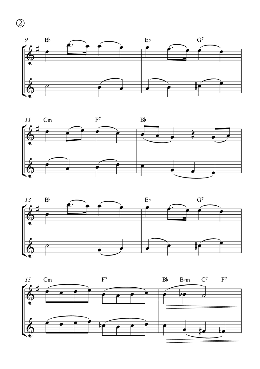 Humoresque Woodwind Duet scores gallery preview page 2