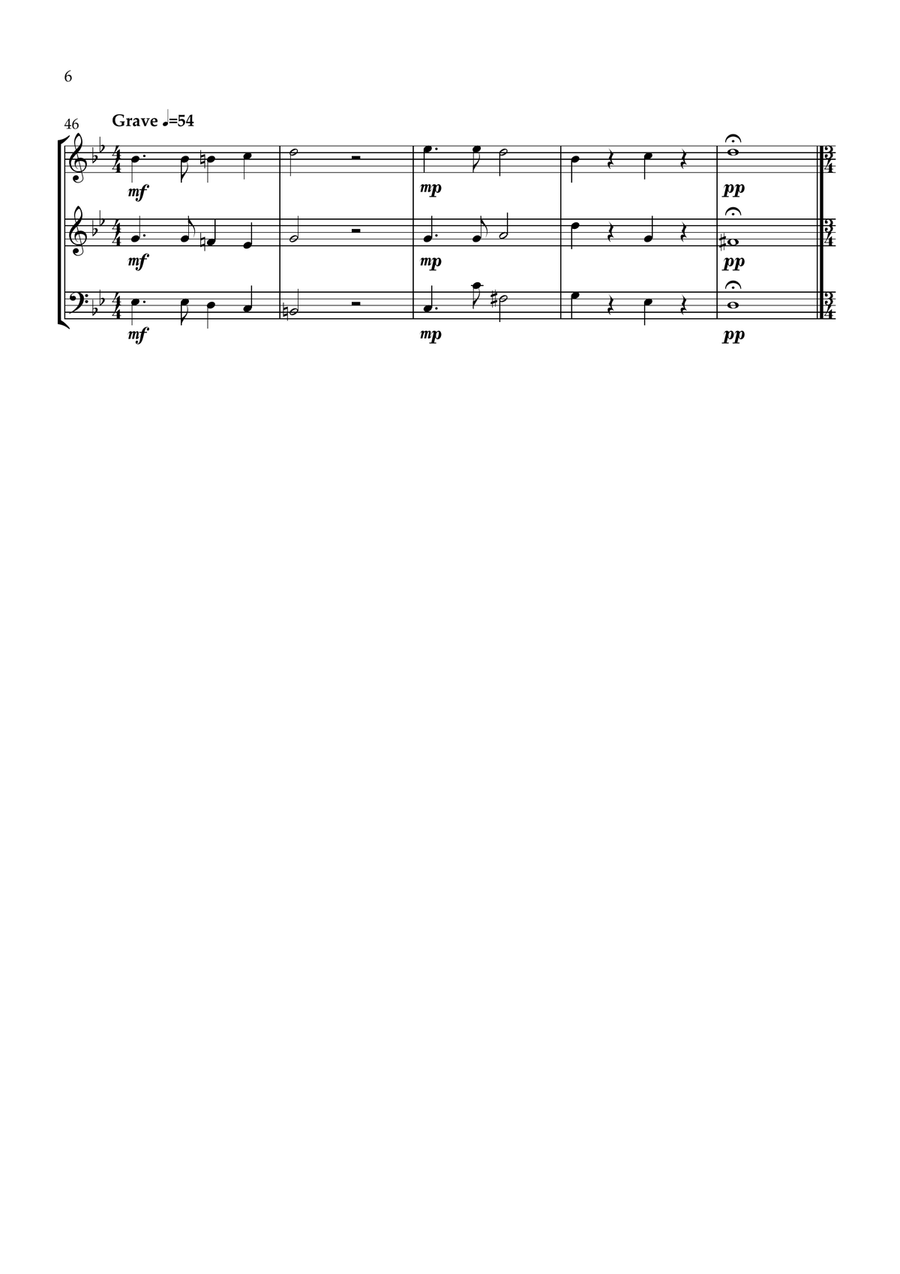 Sonata No.2 Op.4 Sonata No.2 Op.4 Woodwind Trio scores gallery preview page 6