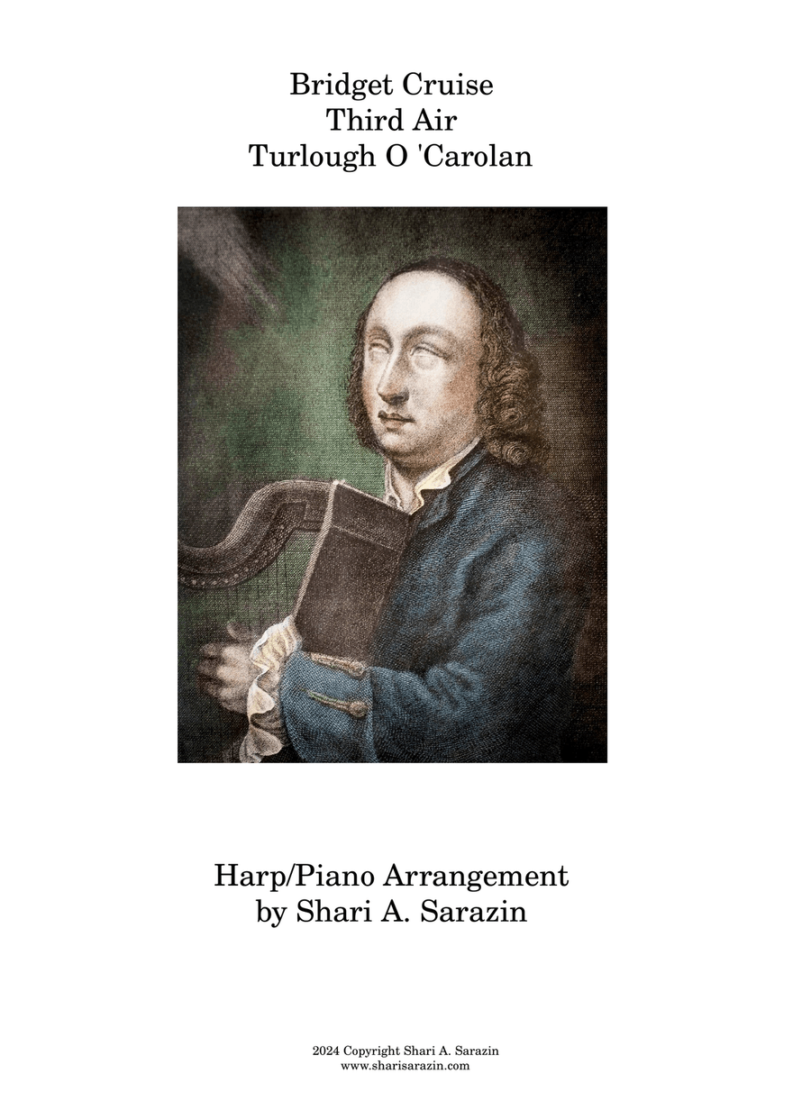 Bridget Cruise, Third Air Celtic Harp scores gallery preview page 1