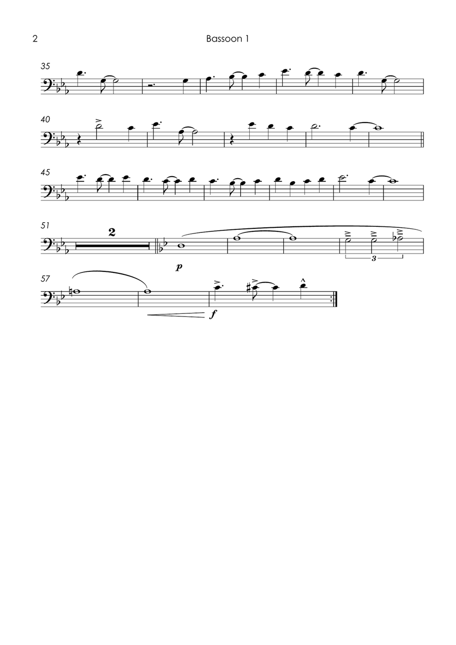 Copacabana (At The Copa) Copacabana (At The Copa) Bassoon Quartet scores gallery preview page 4