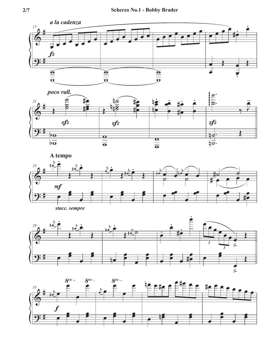 Scherzo No.1 Scherzo No.1 Piano Solo scores gallery preview page 2